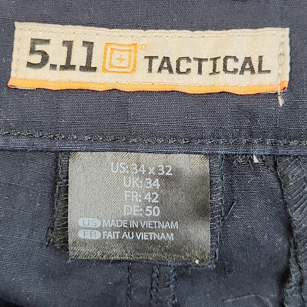 5.11 Tactical ABR Pro Pants Mens 34x32 Blue Cargo Canvas Workwear Hiking Outdoor